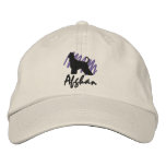 Scribbled Afghan embroidered hats