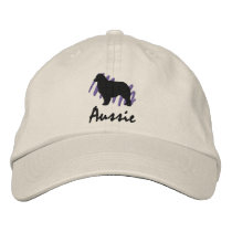Scribbled Aussie Embroidered Baseball Cap