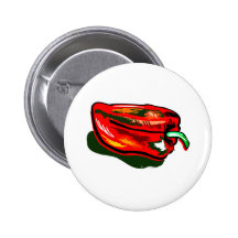 Scribbled red pepper buttons