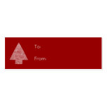 Scribbleprint Christmas Tree Business Cards
