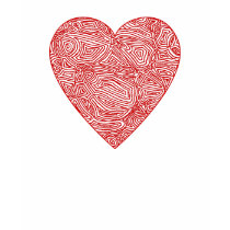 Scribbleprint Heart Shirt