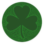 Scribbleprint Shamrock stickers