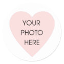 Scribbleprint White Heart Border Sticker