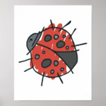 scribbles ladybug posters