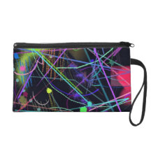 Scribbles Wristlet Purse