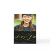 SCRIPT THANKS | GRADUATION THANK YOU CARD