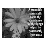 SCRIPTURE LUKE 12:15 cards