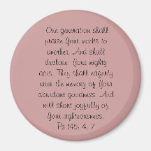 scripture magnet
