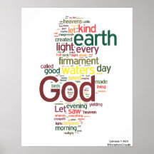 ScriptureClouds Poster - The Creation Story