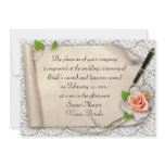 Scroll invitations
