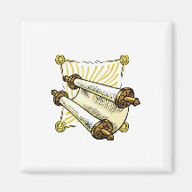 Scroll Refrigerator Magnet
