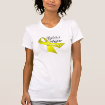 Scroll Ribbon Bladder Cancer Awareness Shirts