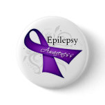 Scroll Ribbon - Epilepsy Awareness buttons