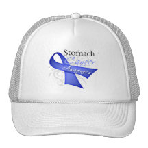Scroll Ribbon Stomach Cancer Awareness Hat