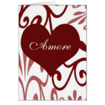Scroll Valentine-Italian Greeting Card