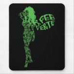 Scrolled La Fee Verte Mousepads