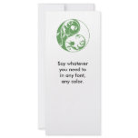 Scrolling Yin & Yang (green)