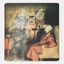 Scrooge and The Ghost of Marley Sticker