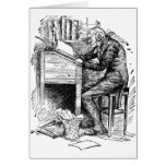 Scrooge at His Desk Cards