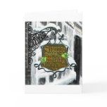 Scrooge&MarleySignScene Greeting Card