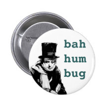 scrooge, pinback buttons