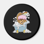 Scrub a Dub Bath Time Bear Fridge Magnets