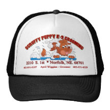Scruffy Puppy K-9 Grooming cap Trucker Hat