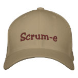 Scrum-e Flexfit Cap Embroidered embroidered hats