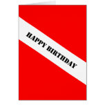 Scuba Birthday Card