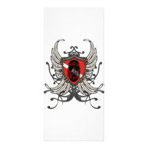 SCUBA CREST PERSONALIZED RACK CARD