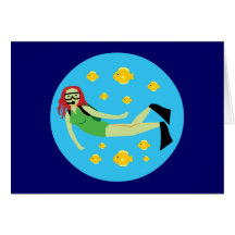 Scuba Diver Cards