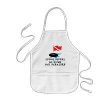 Scuba Divers Go Down For Pleasure Apron
