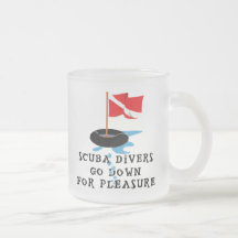 Scuba Divers Go Down For Pleasure Coffee Mug