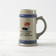 Scuba Divers Go Down For Pleasure Coffee Mugs