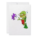 Scuba Diving Alien Invitations