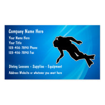 Scuba Diving Business Cards