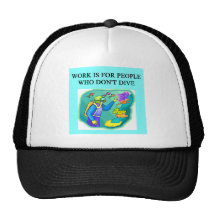 scuba diving design hat