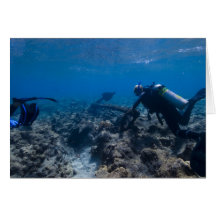 Scuba Diving Excavation Card