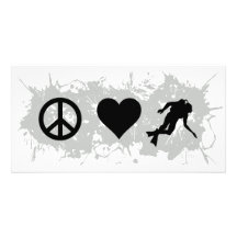 Scuba Diving Personalised Photo Card