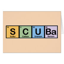 Scuba made of Elements Cards