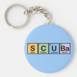 Scuba made of Elements Keychain