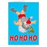 Scuba Santa Christmas Card