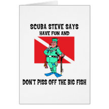 SCUBA Steve Card