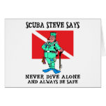 SCUBA Steve Greeting Card