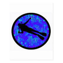 SCUBA SUCH SIGHTS POSTCARD