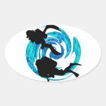 SCUBA THE HORIZON STICKER