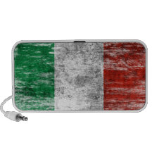 Scuffed and Worn Italian Flag Speaker