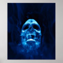 scull blue posters