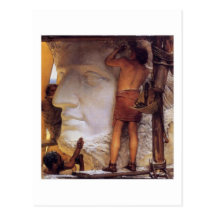 Sculptors in Ancient Rome postcard
