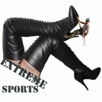 Sculpture - Boot Climbing - Extreme Sports